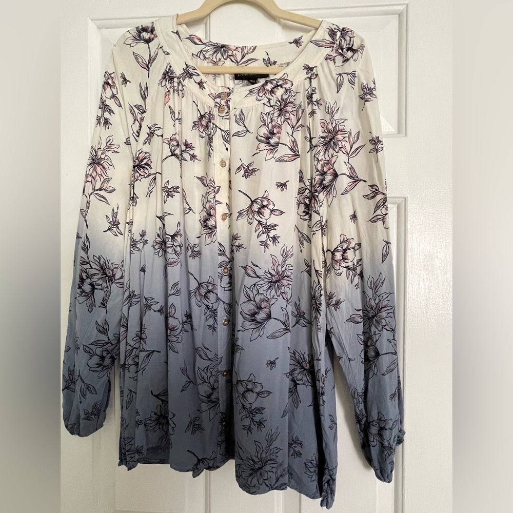 Lane Bryant Floral Blouse for Spring